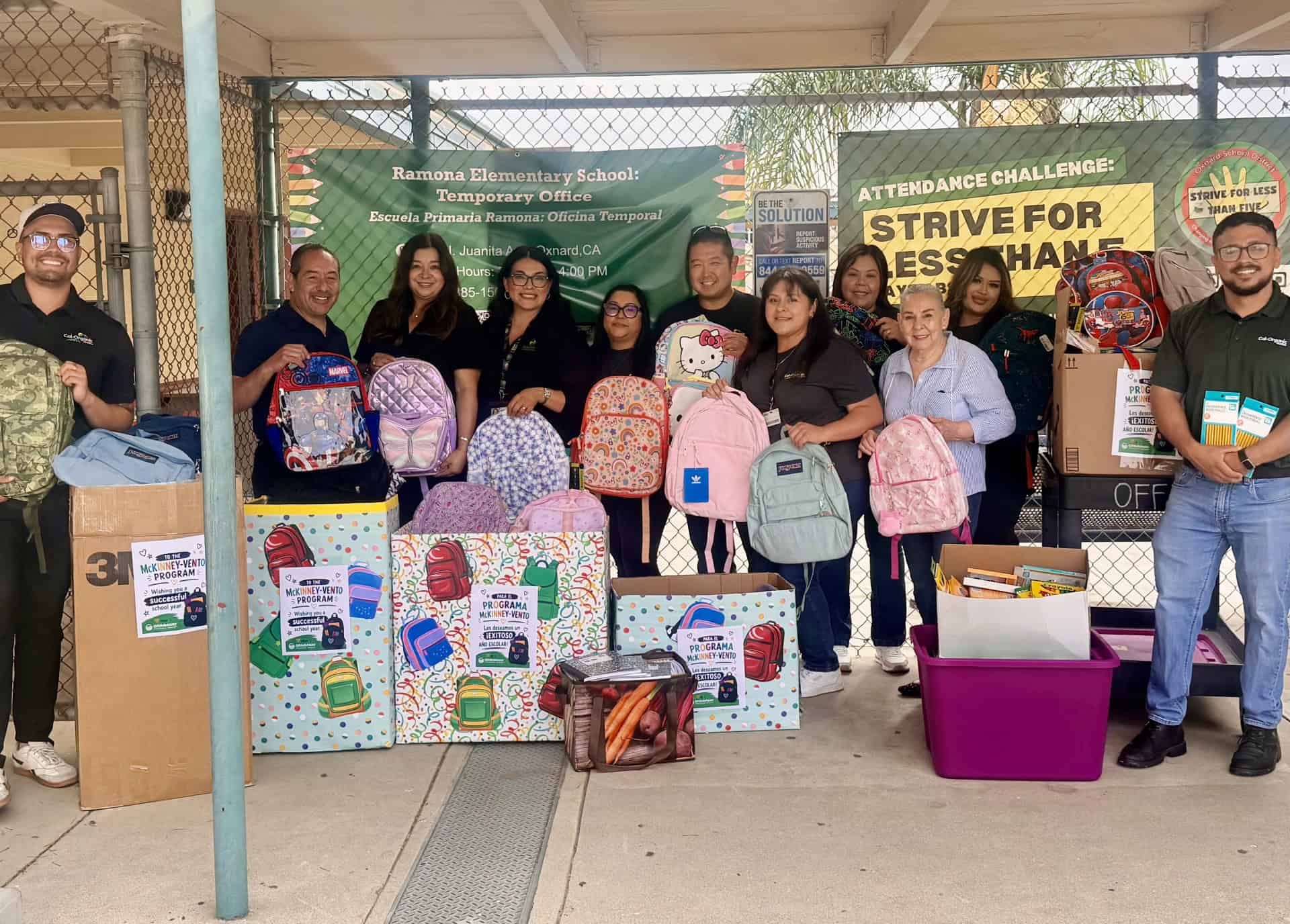 Grimmway Employees Donate More Than 2,400 Backpacks and School Supplies to Local Students Heading Back to School